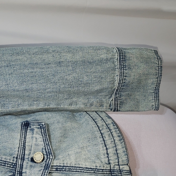 EUC Dana Buchman Blue Jean Denim Jacket Size 6 - Picture 7 of 13